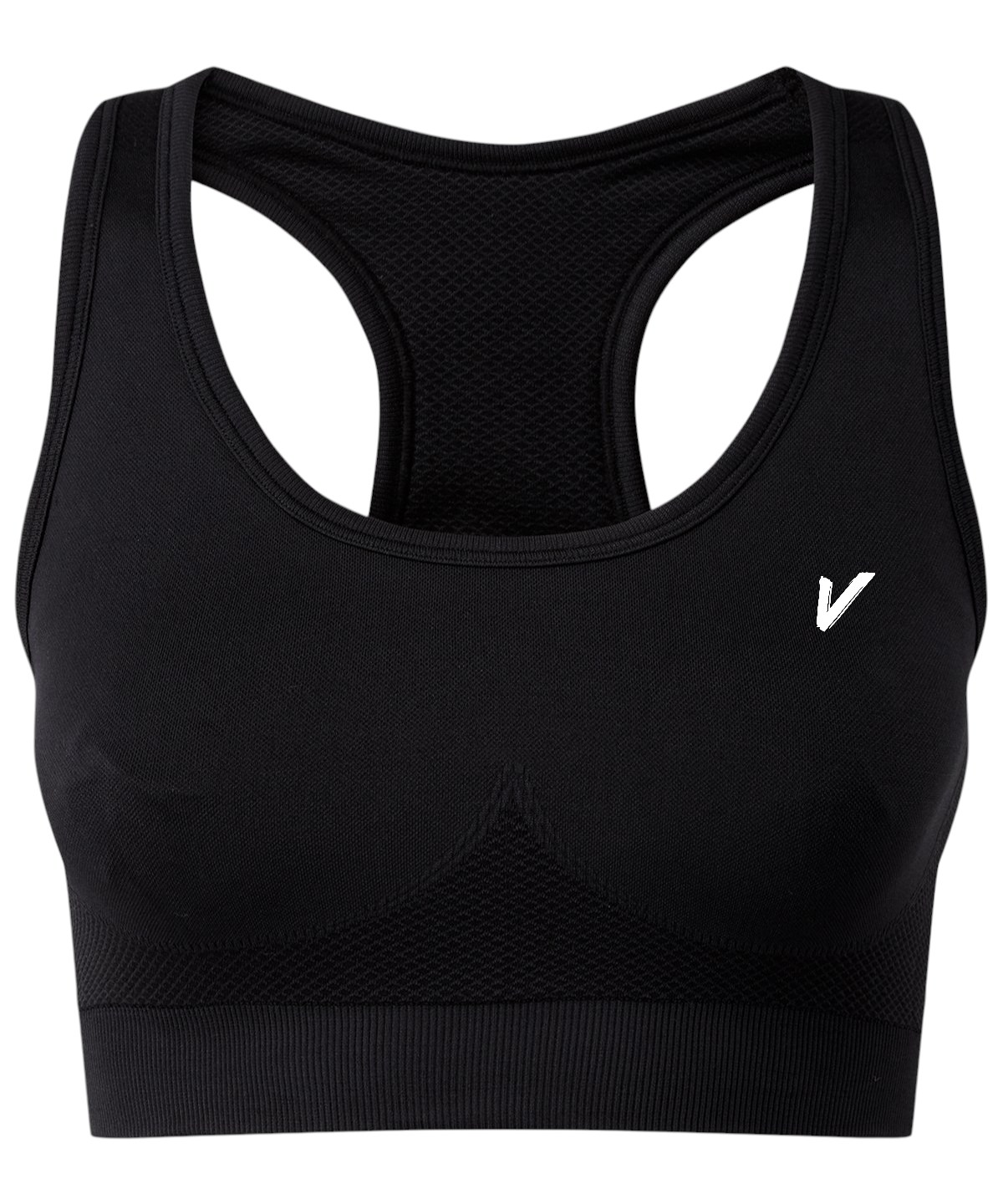 W10 - Women's Vardi seamless '3D fit' multi-sport sculpt solid colour bra - unique