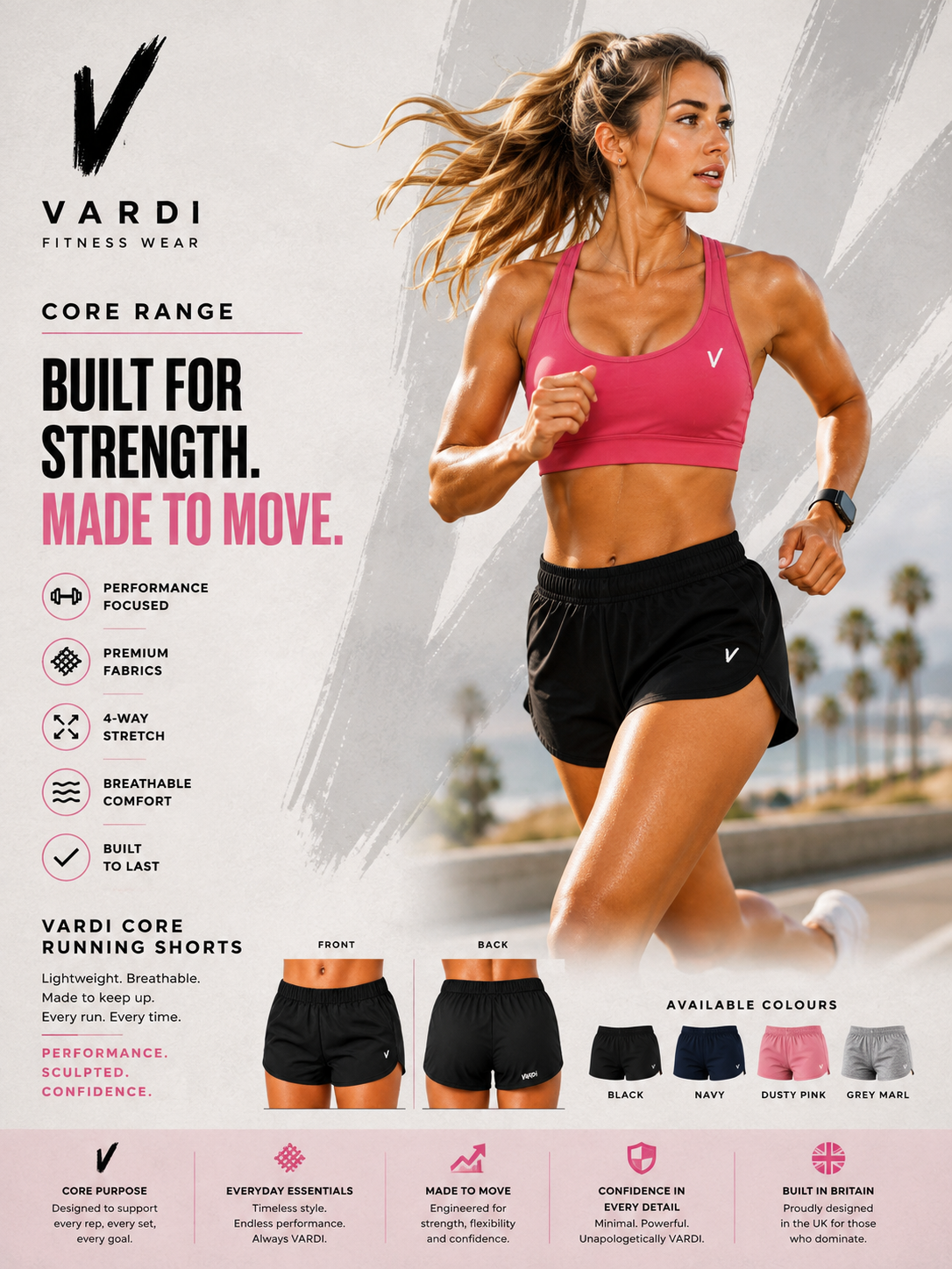 Women's VARDI CORE Running Shorts