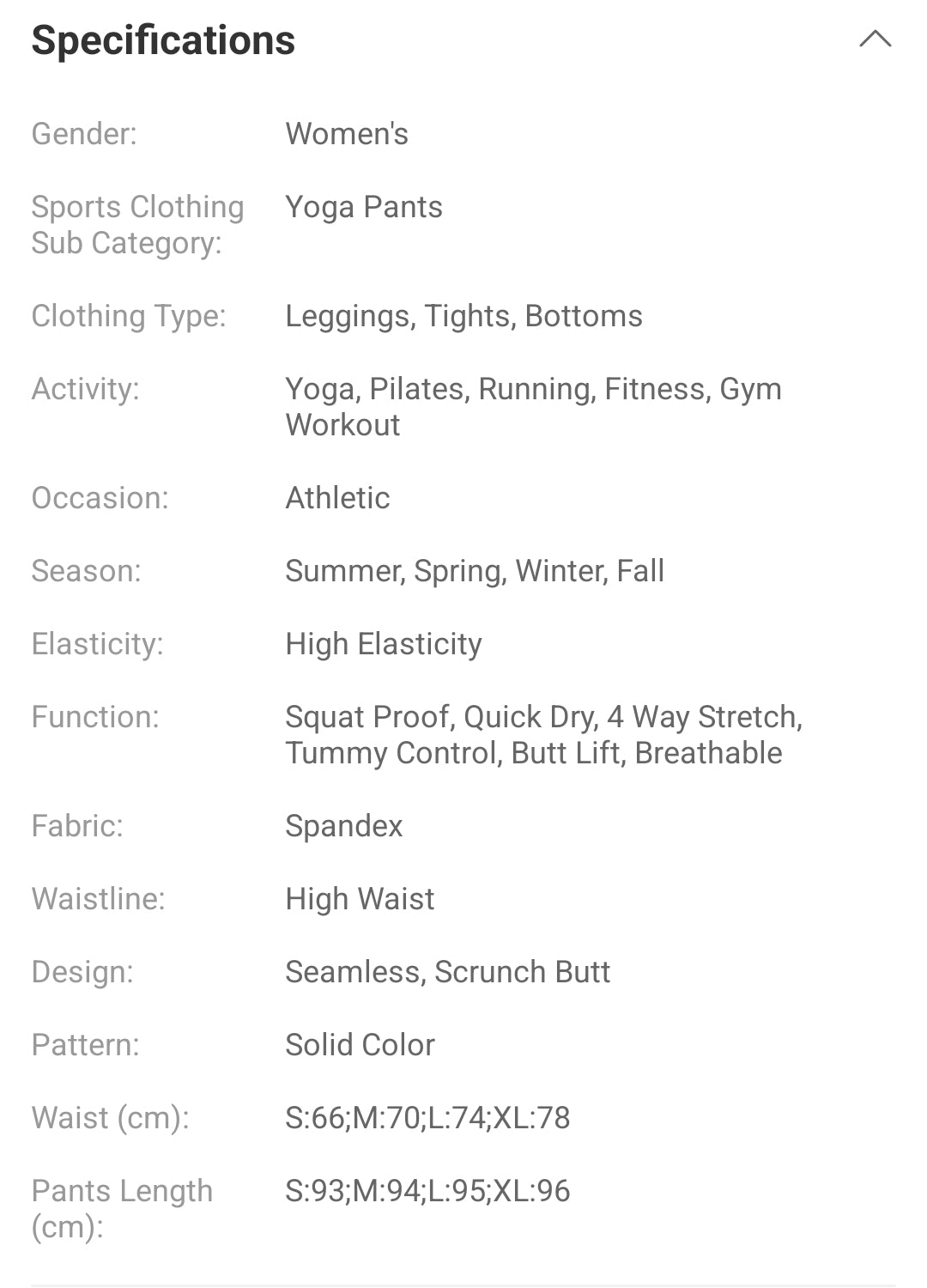 W23 - Womens Vardi butt lift high waist scrunch fit yoga pants - LIAB