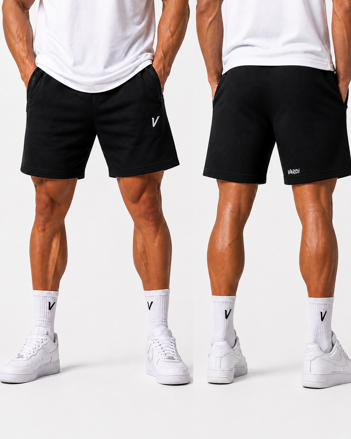 Men’s Knitted Gym Shorts – VARDI CORE