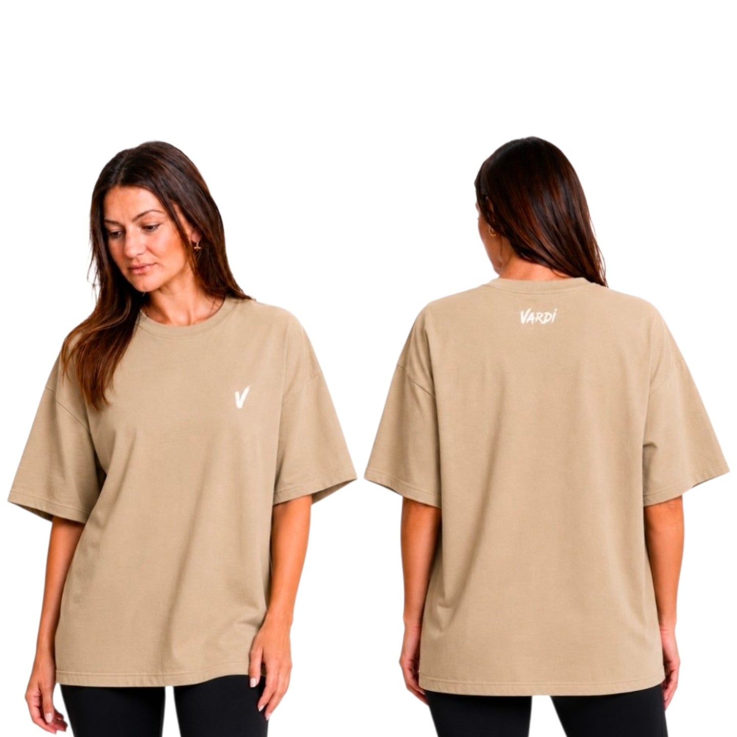 VARDI CORE Women’s Oversized Gym T-Shirt "Premium UK Fitness Wear”