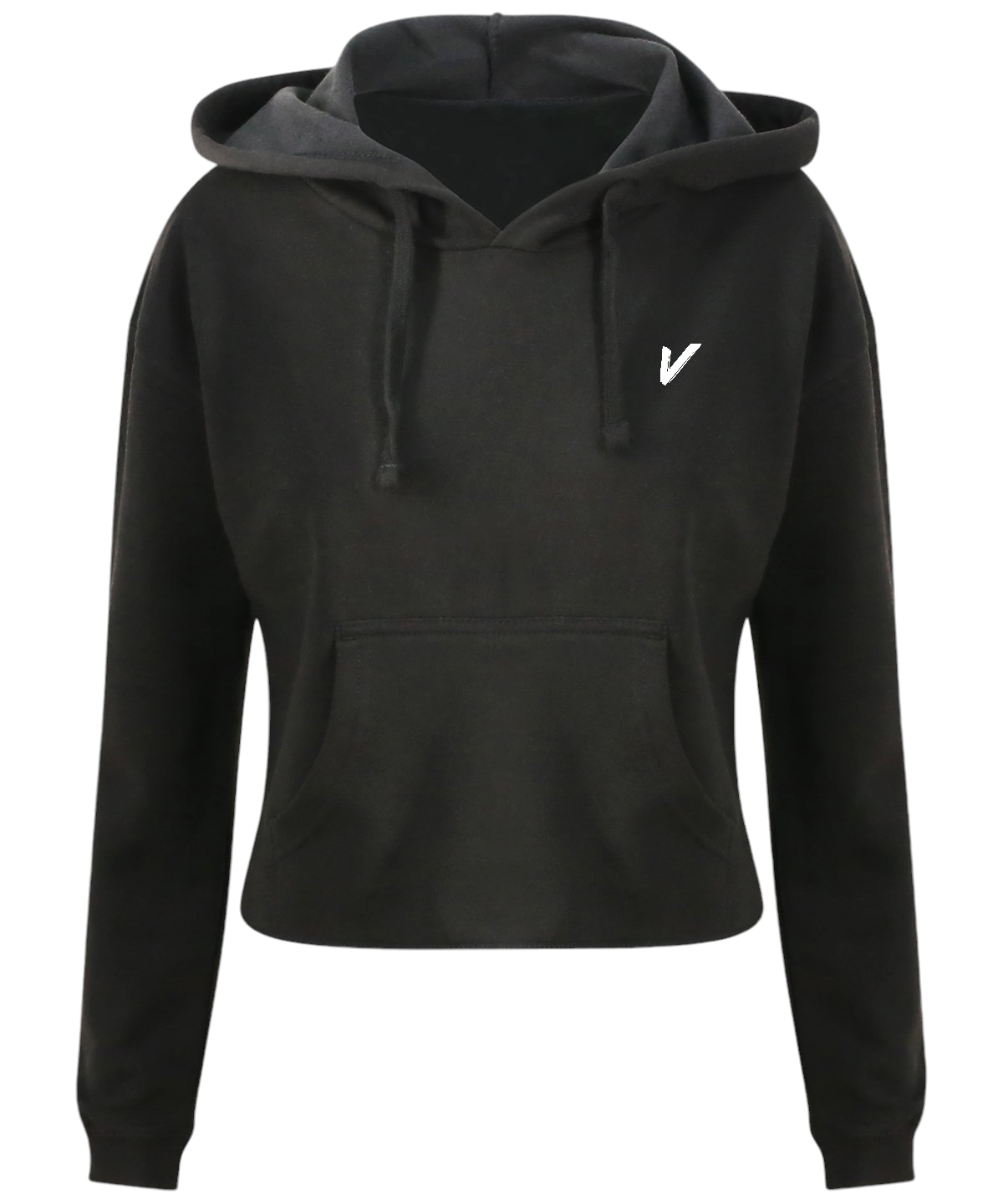 W19 - Womens Gym Selection cropped hooded long sleeve t-shirt - Vardi - Unique