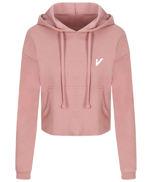 W19 - Womens Gym Selection cropped hooded long sleeve t-shirt - Vardi - Unique