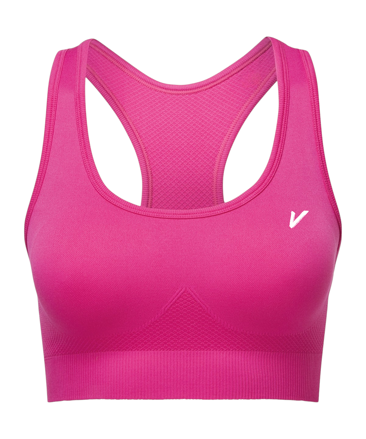 W10 - Women's Vardi seamless '3D fit' multi-sport sculpt solid colour bra - unique