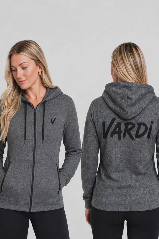 VW36 - VARDI  Light Weight Hooded Gym Tee Jacket