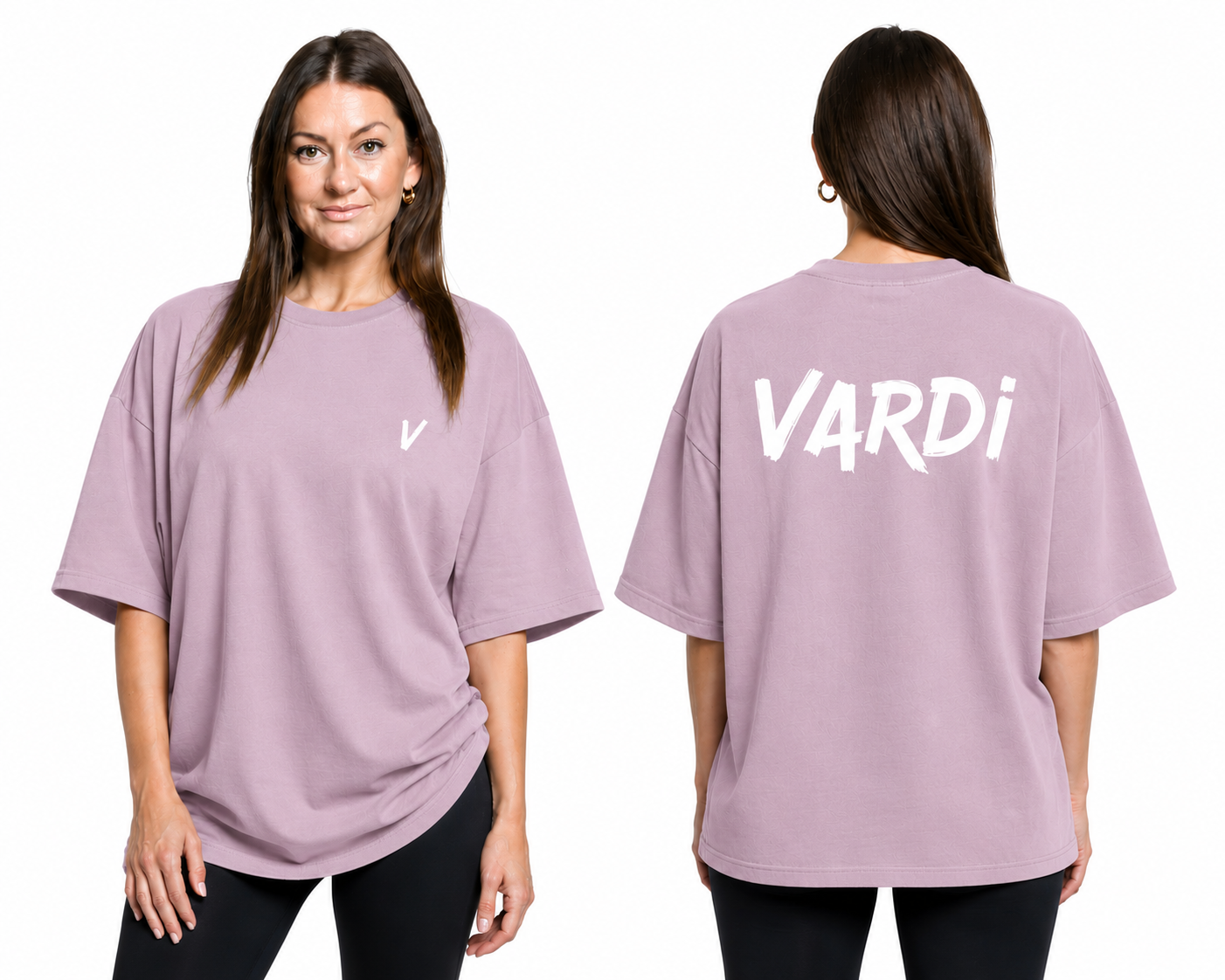 VARDI STATEMENT Women’s Oversized Gym T-Shirt "Premium UK Fitness Wear”