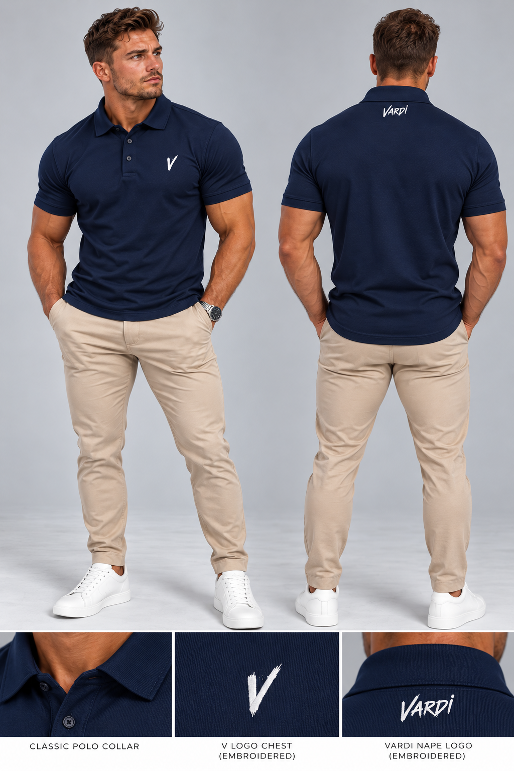 VM28 - VARDI LUXURY STRETCH POLO