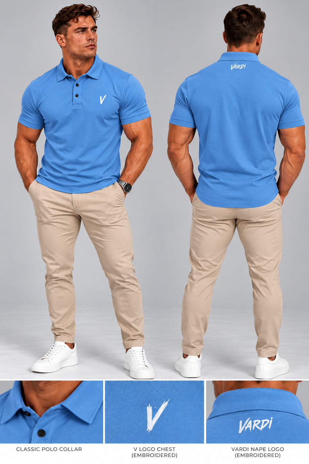 VM28 - VARDI LUXURY STRETCH POLO