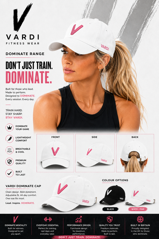 VARDI CORE Womens gym Multi-sports performance ponytail cap