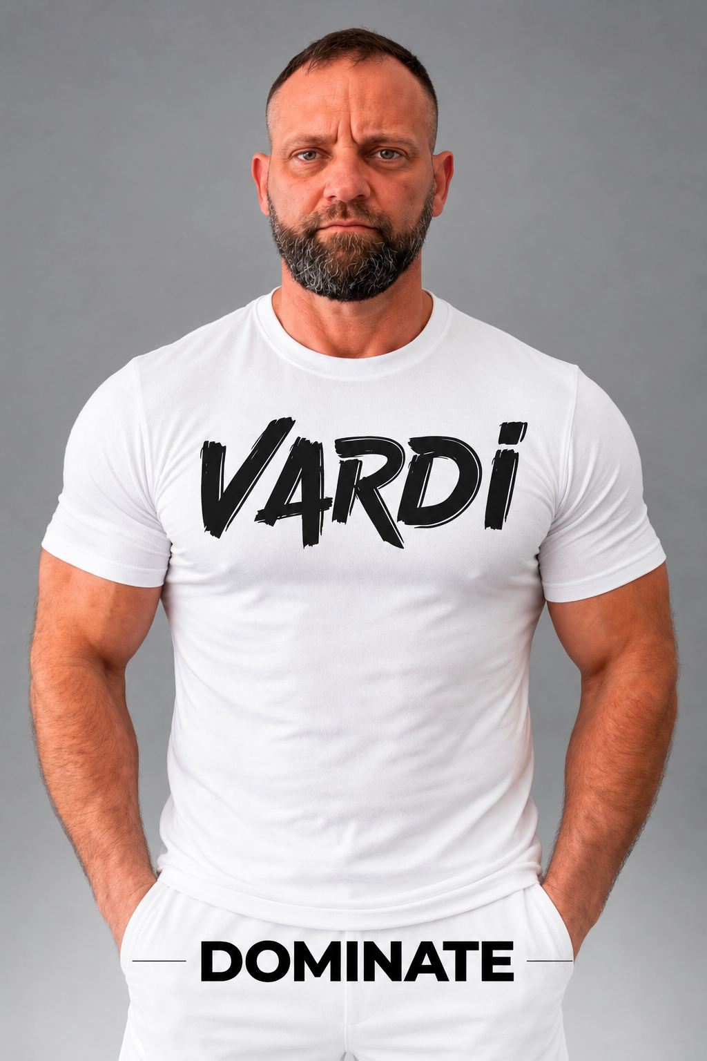 VM04 - VARDI Men's Tight Fit Gym T-Shirt