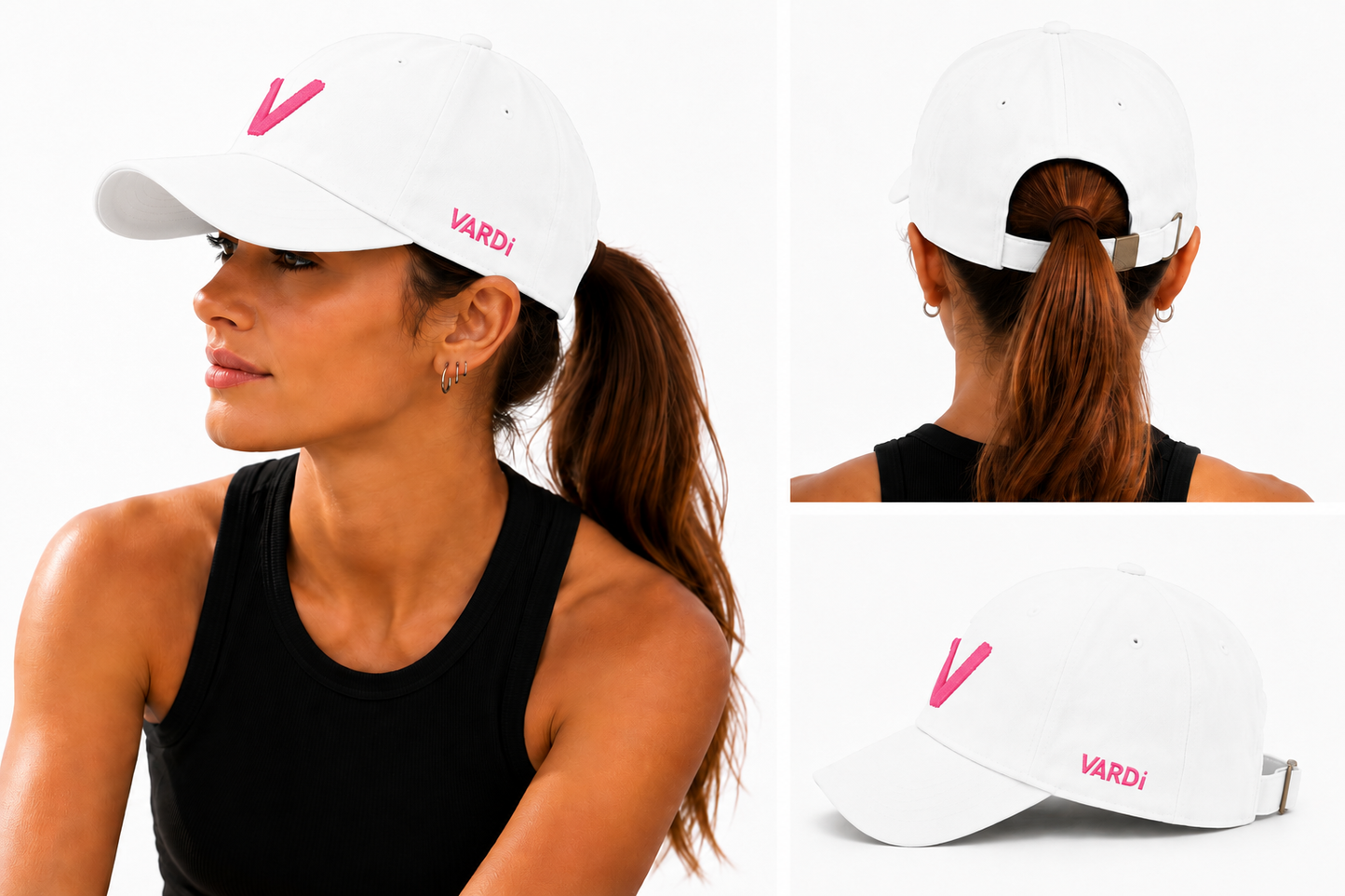 VARDI CORE Womens gym Multi-sports performance ponytail cap
