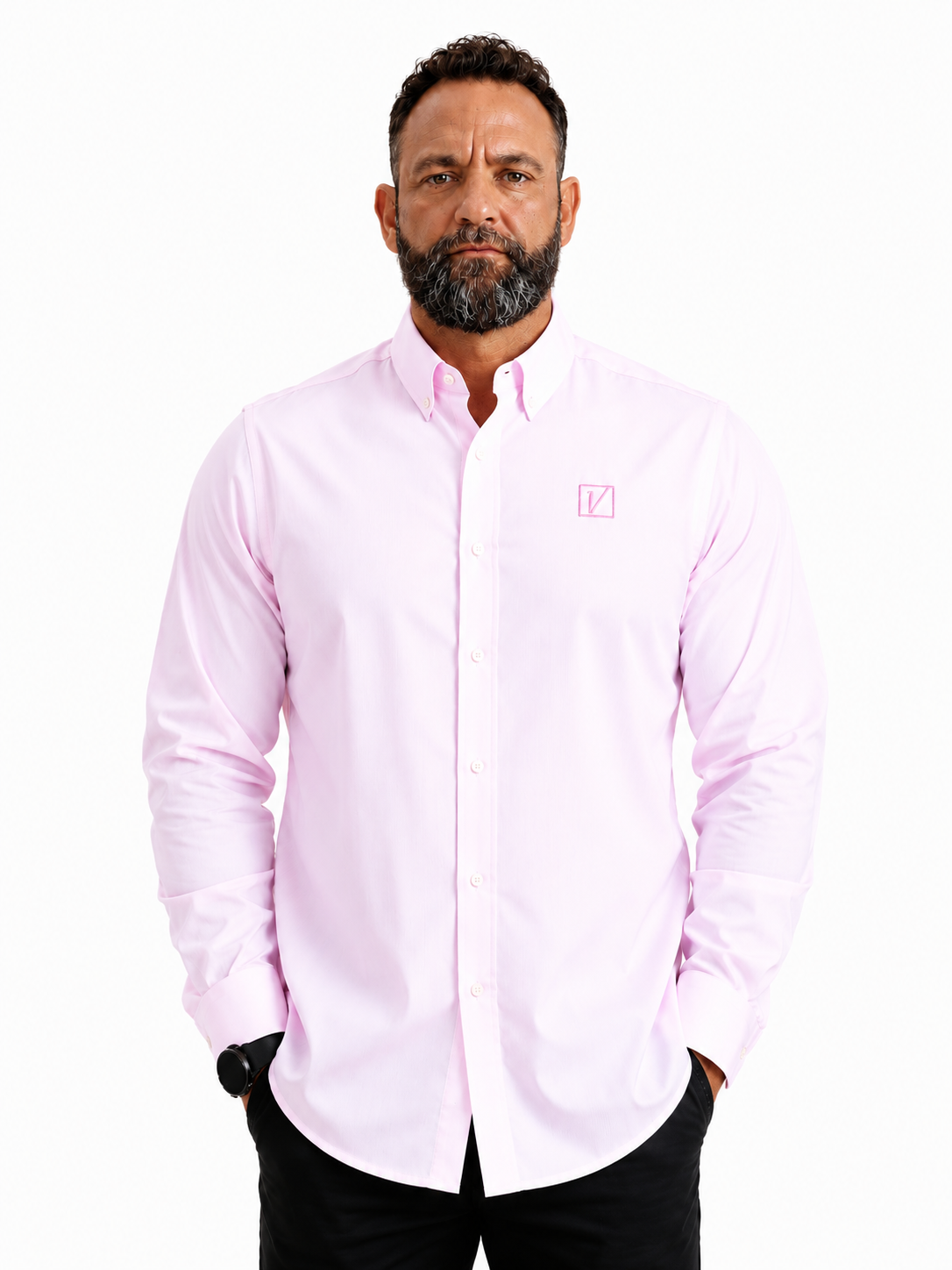 VARDI LUXE Men’s Striped Oxford Dress Shirt
Smart.