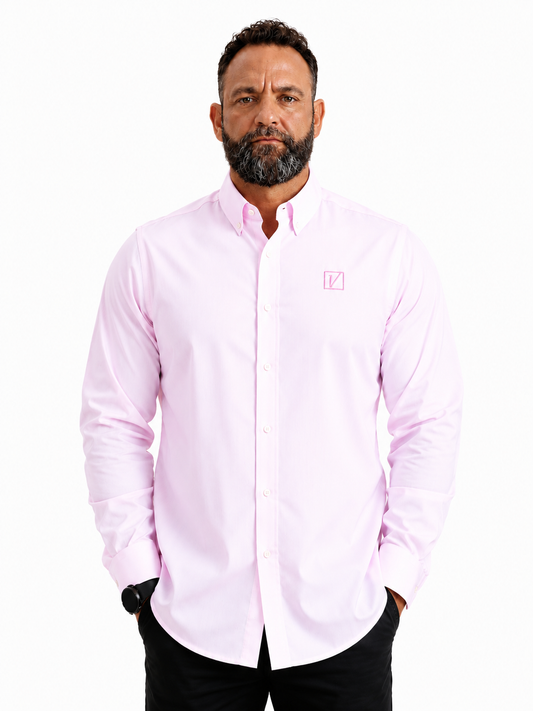 VARDI LUXE Men’s Striped Oxford Dress Shirt
Smart.