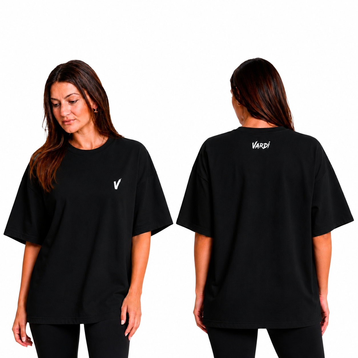 VARDI CORE Women’s Oversized Gym T-Shirt "Premium UK Fitness Wear”