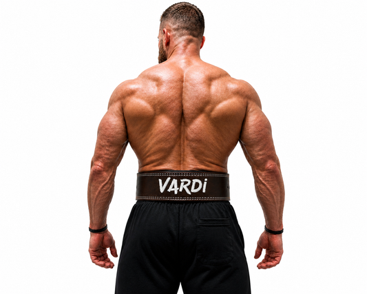 VARDI CORE Leather Lifting Belt "Premium UK Fitness Wear”