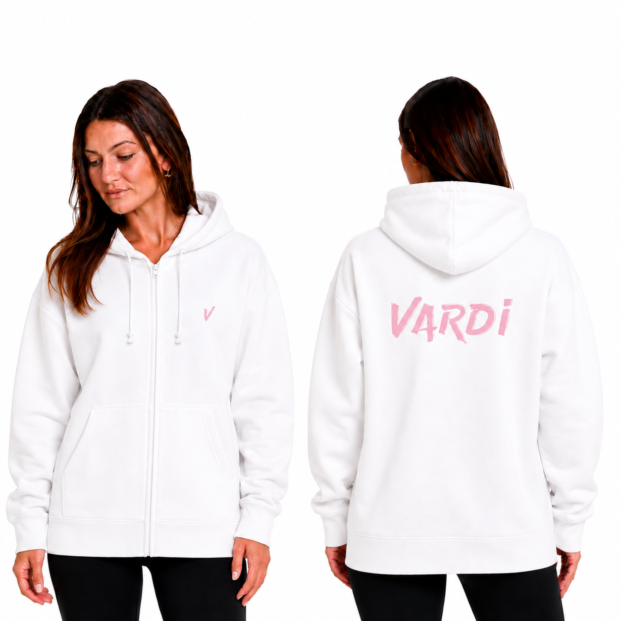 VARDI STATEMENT ZIP GYM HOODIE