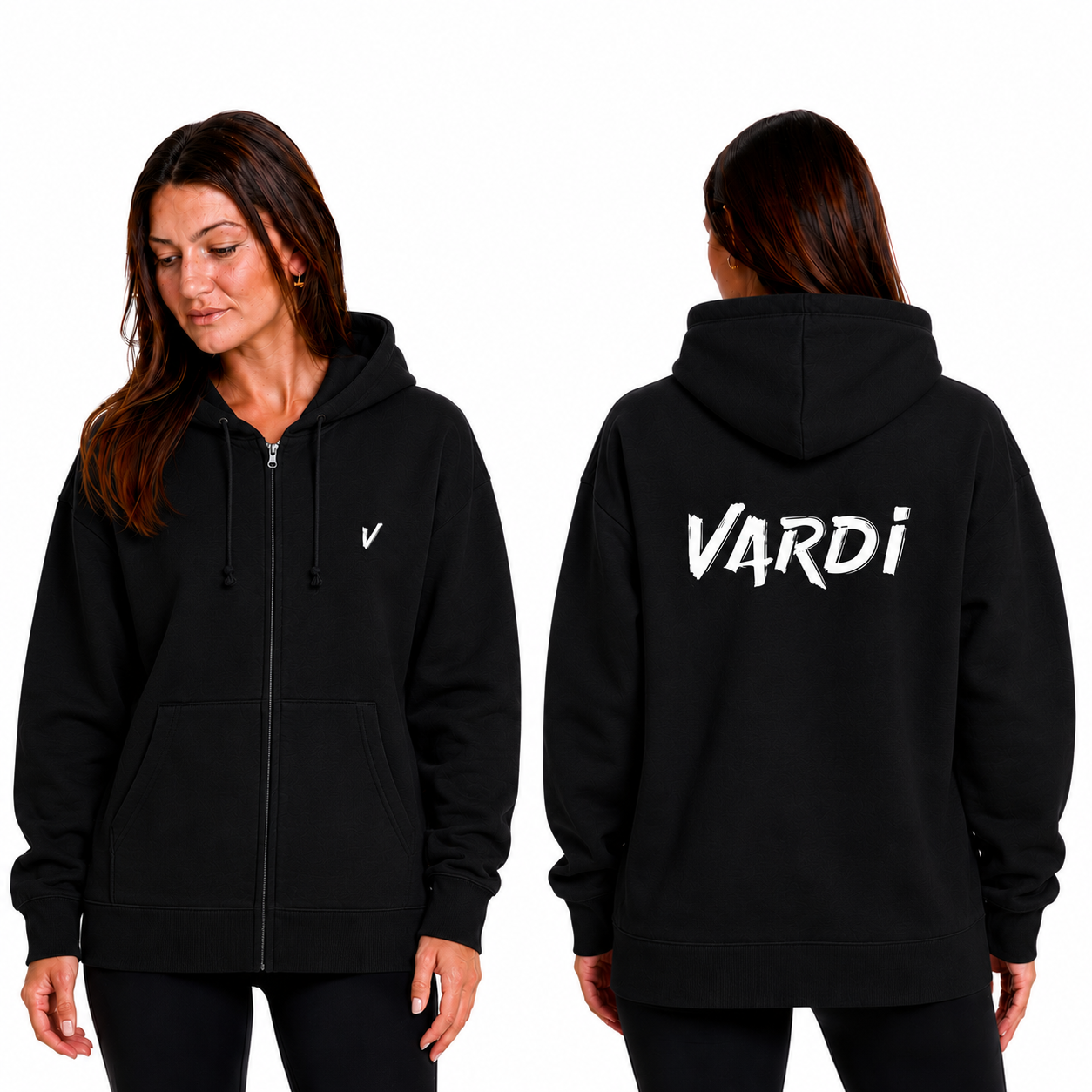 VARDI STATEMENT ZIP GYM HOODIE