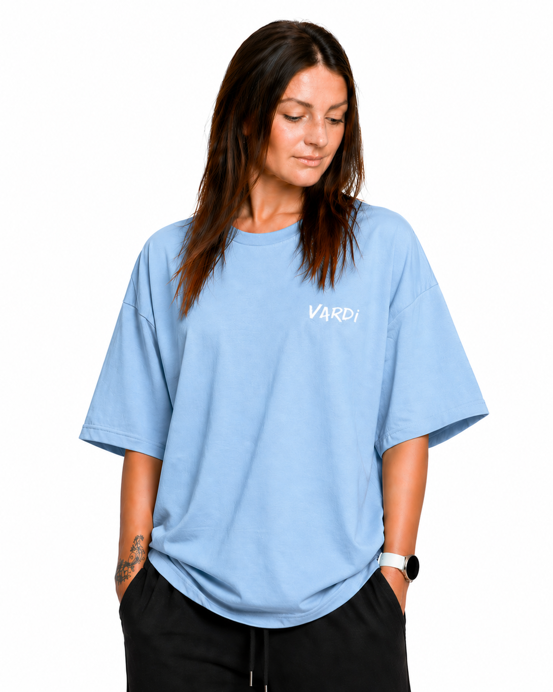VARDI SIGNATURE Women’s Oversized Gym T-Shirt "Premium UK Fitness Wear”