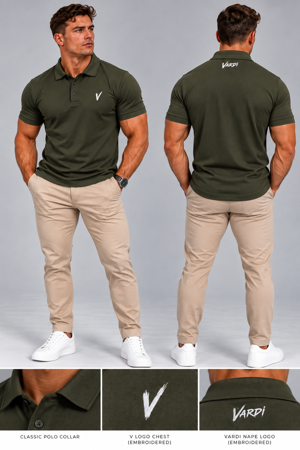 VM28 - VARDI LUXURY STRETCH POLO
