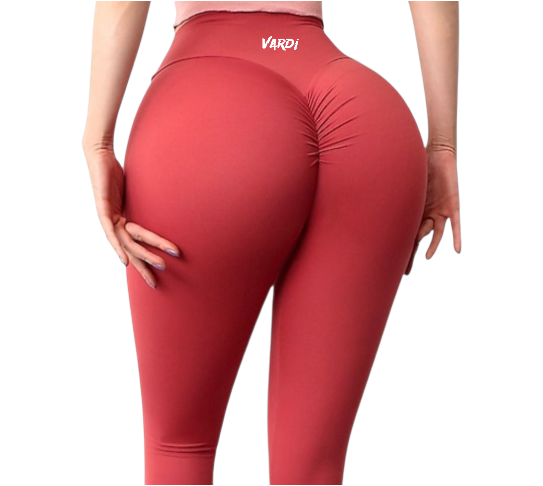 W23 - Womens Vardi butt lift high waist scrunch fit yoga pants - LIAB