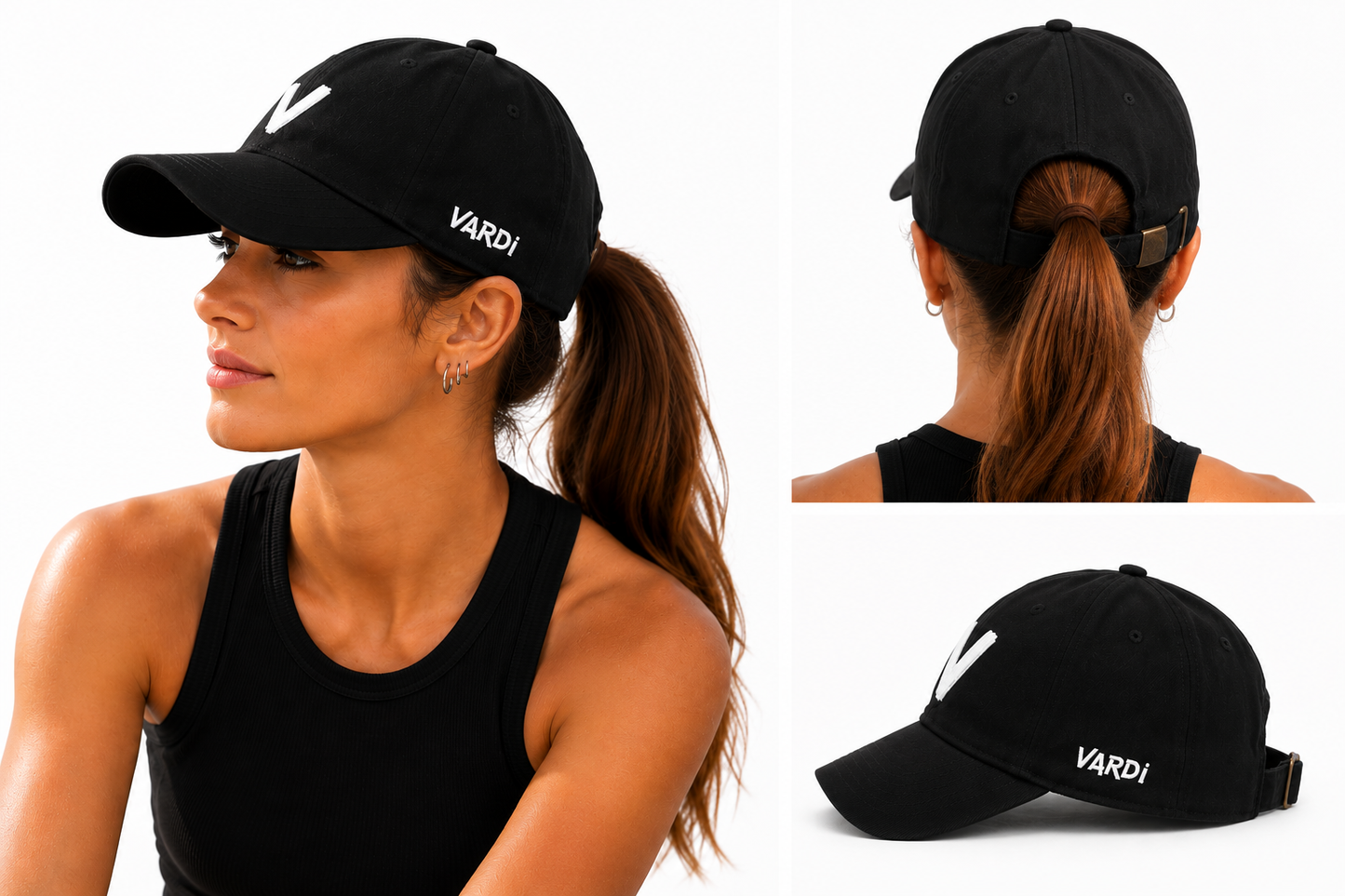 VARDI CORE Womens gym Multi-sports performance ponytail cap