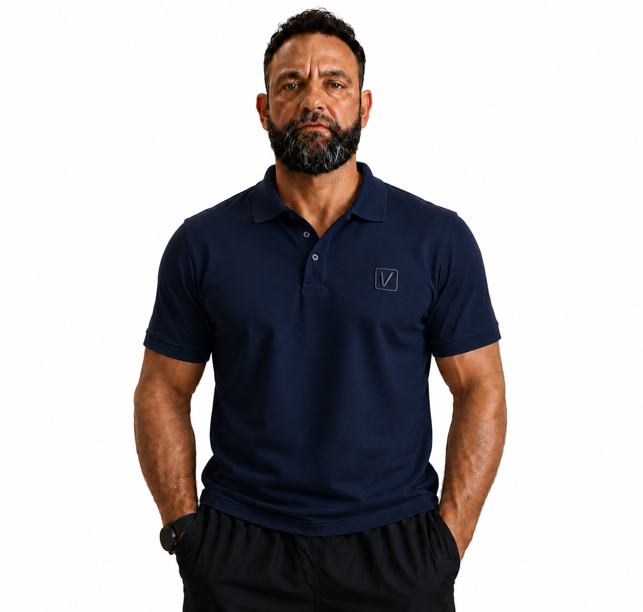 VARDI LUXE Men’s Performance Polo Shirt "Premium UK Fitness Wear”