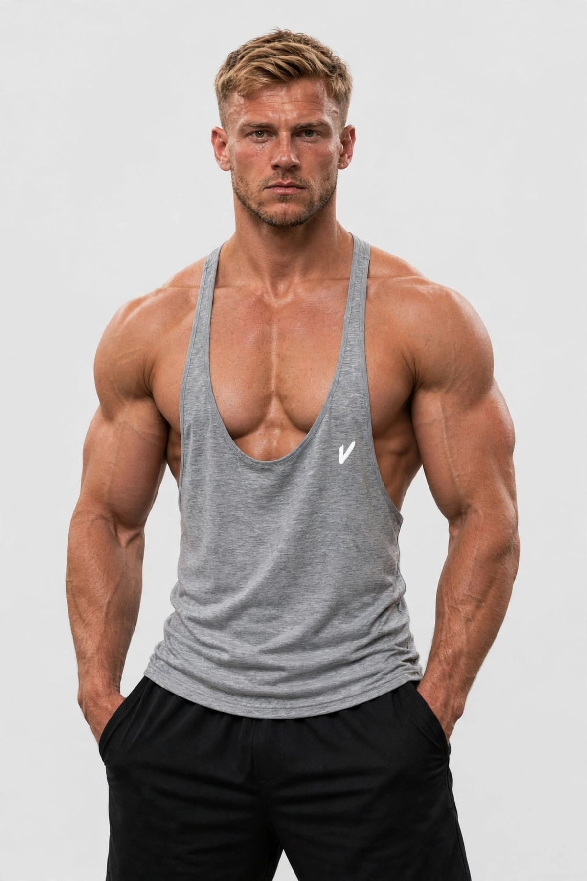 VM09 - VARDI Men's Tight Gym Vest