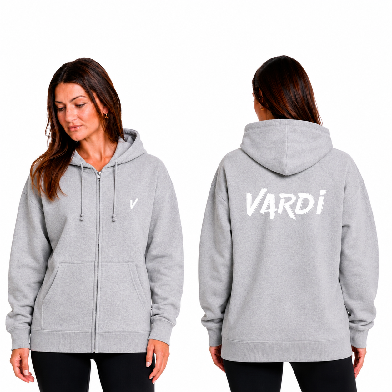 VARDI STATEMENT ZIP GYM HOODIE