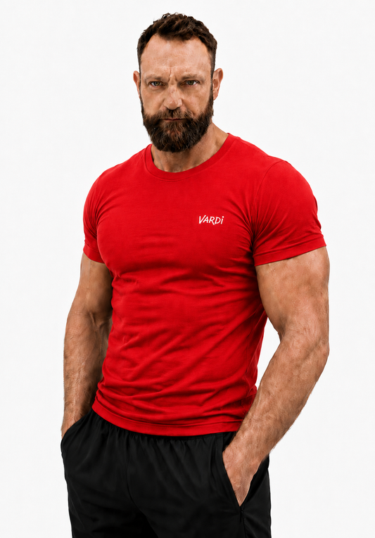VARDI SIGNATURE Men's Gym T-Shirt“ – "Premium UK Fitness Wear”