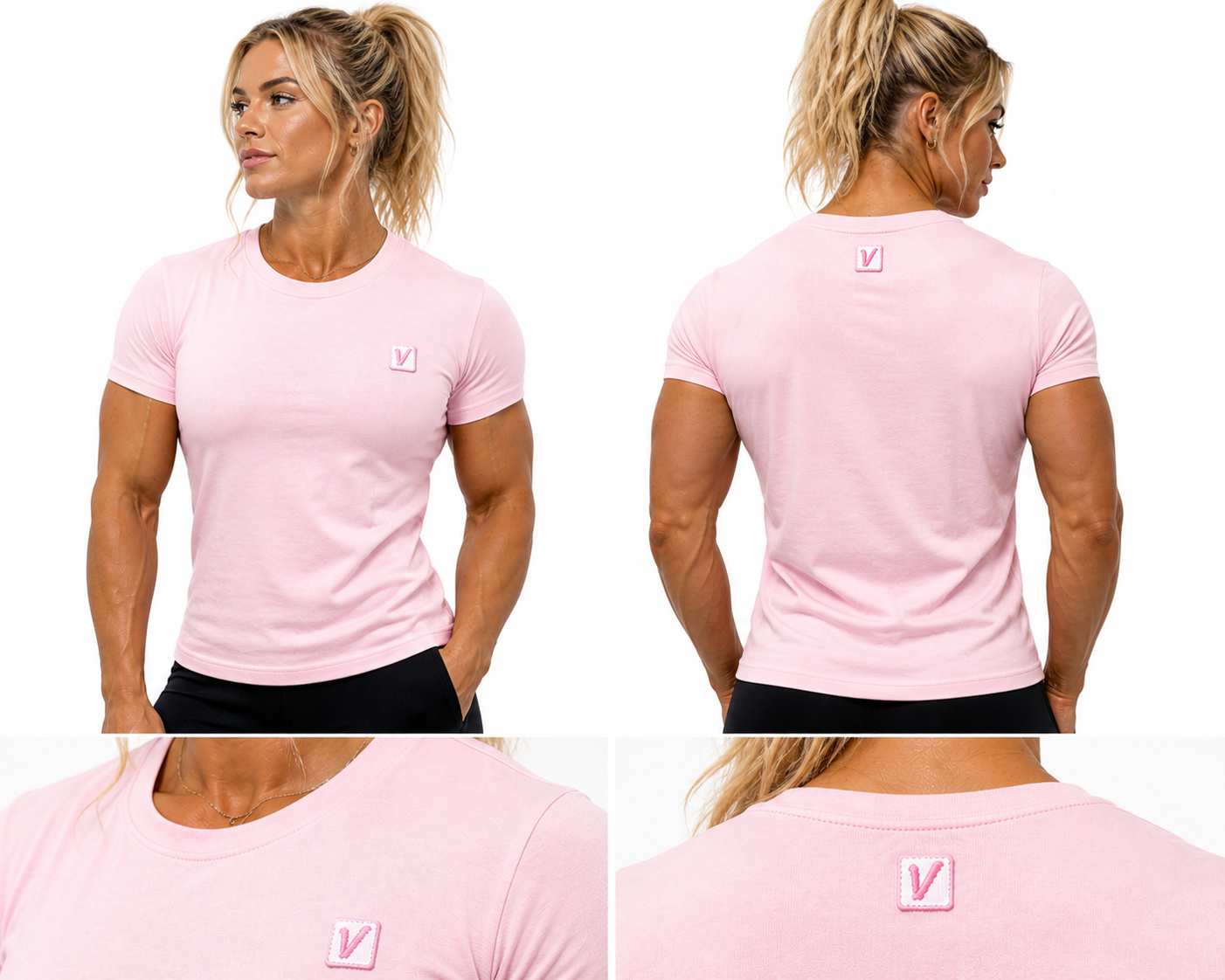 VARDI LUXE Women's Gym Muscle Fit T-Shirt – ClimaCool "Premium UK Fitness Wear”