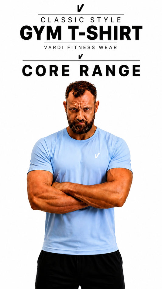 VARDI Classic Men's Gym T-Shirt "Premium UK Fitness Wear"