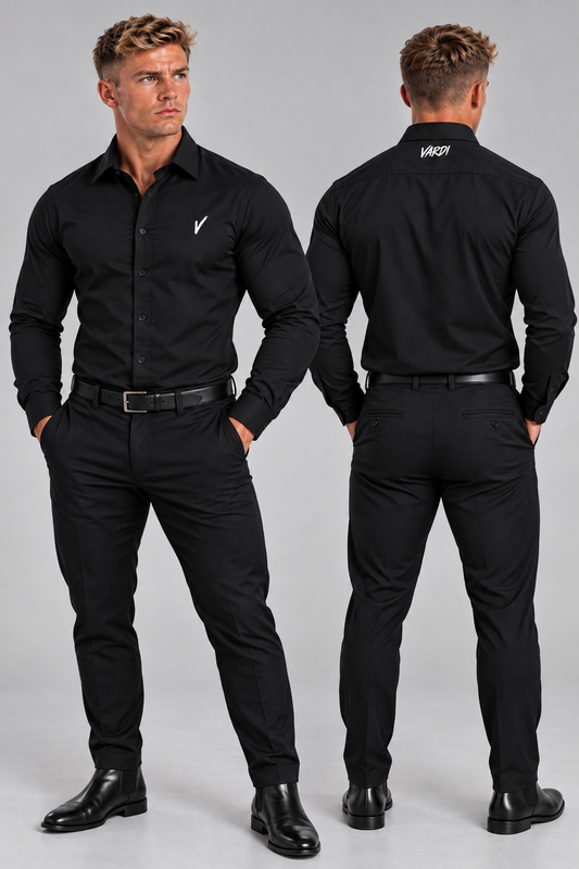 VM25 - VARDI Men's Fitted Long-Sleeve Shirt