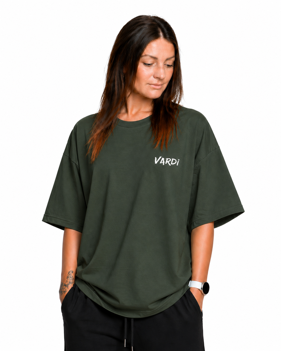 VARDI SIGNATURE Women’s Oversized Gym T-Shirt "Premium UK Fitness Wear”