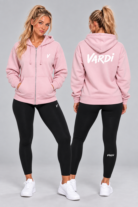 VW30 - Women's VARDI Zip Gym Hoodie "Premium UK Fitness Wear"