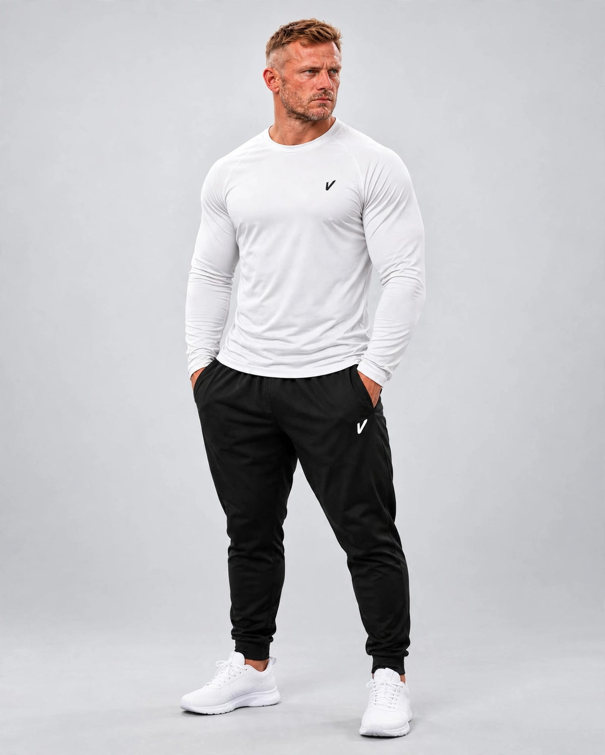 VM05 VARDI Men's Long Sleeve Performance T-Shirt