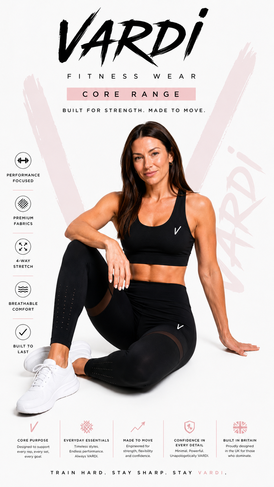 VARDI CORE Women’s Panelled Leggings