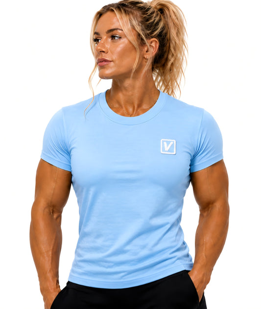 VARDI LUXE Women's Gym Muscle Fit T-Shirt – ClimaCool "Premium UK Fitness Wear”