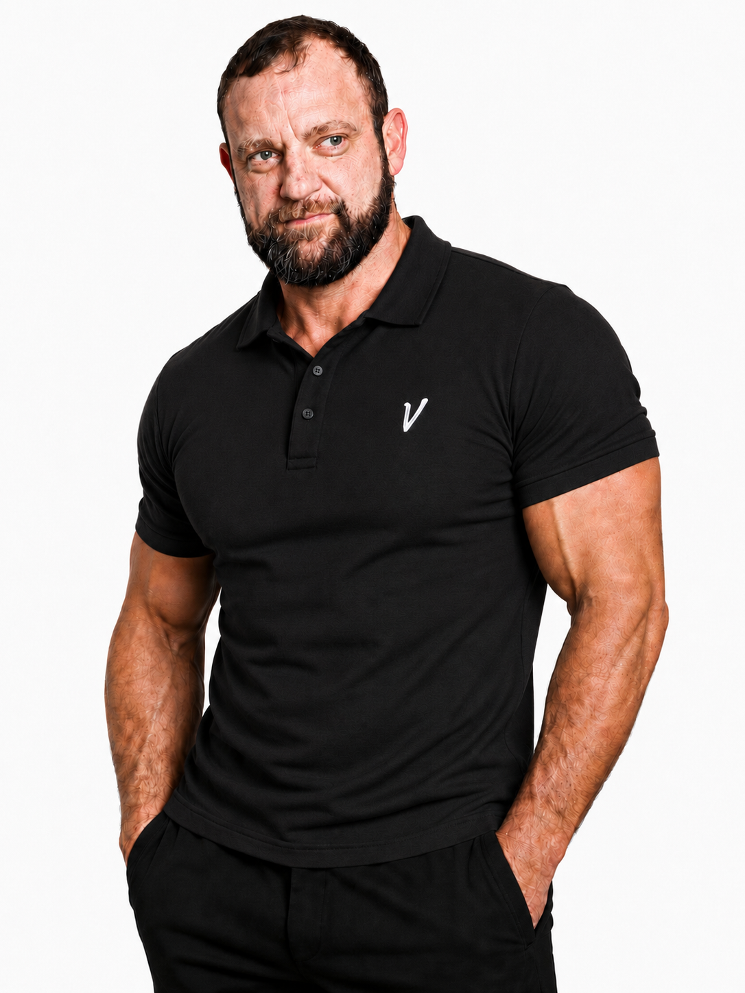 M33 VARDI CORE Men’s Performance Polo Shirt "Premium UK Fitness Wear”