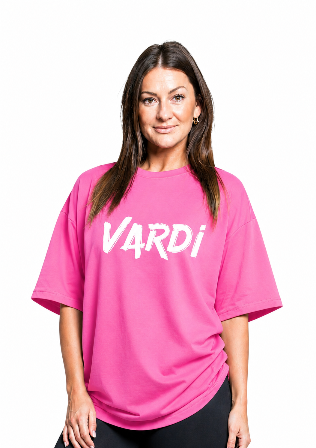 VARDI DOMINATE Women’s Oversized Gym T-Shirt "Premium UK Fitness Wear”