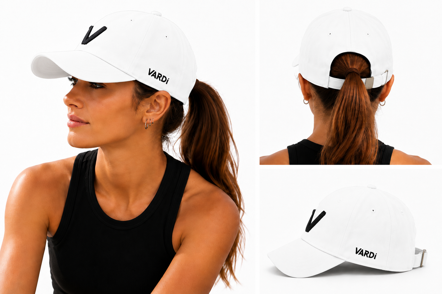 VARDI CORE Womens gym Multi-sports performance ponytail cap