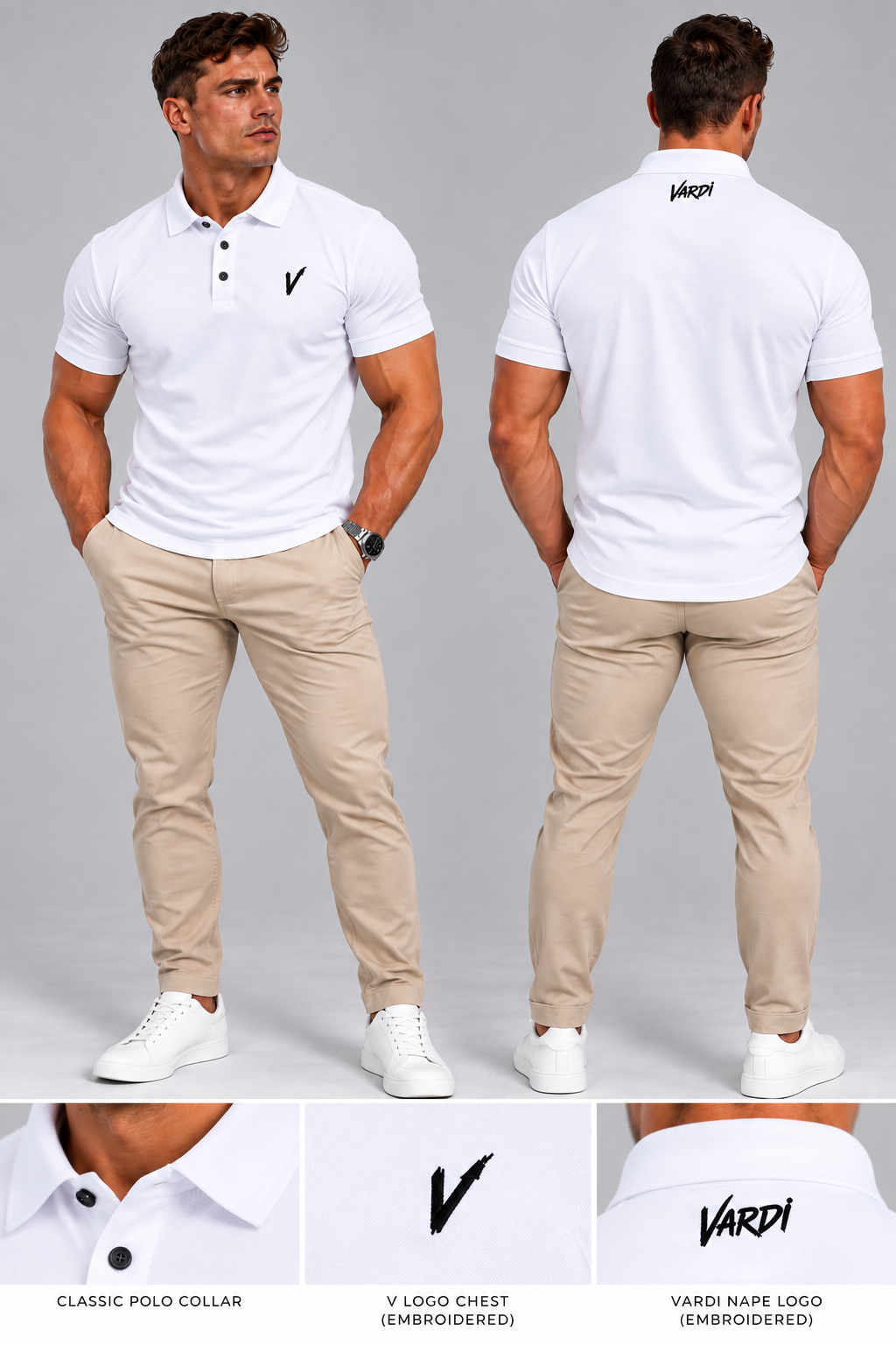VM28 - VARDI LUXURY STRETCH POLO