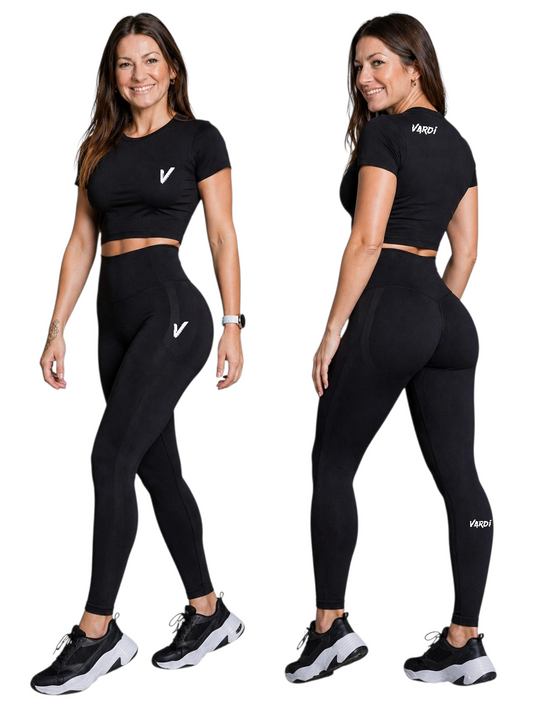 VARDI CORE Women’s Gym Scrunch Butt Leggings "Premium UK Fitness Wear”