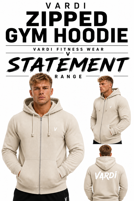 VARDI STATEMENT ZIP Gym Hoodie " Premium Fitness Wear "