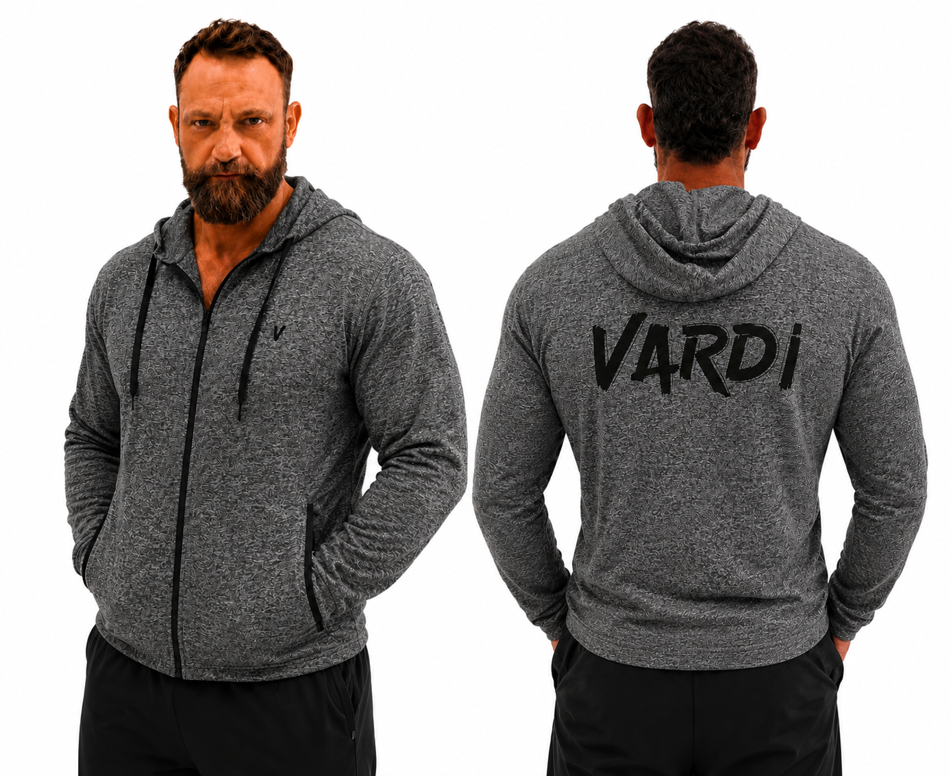 VARDI STATEMENT Hooded Tee Jacket