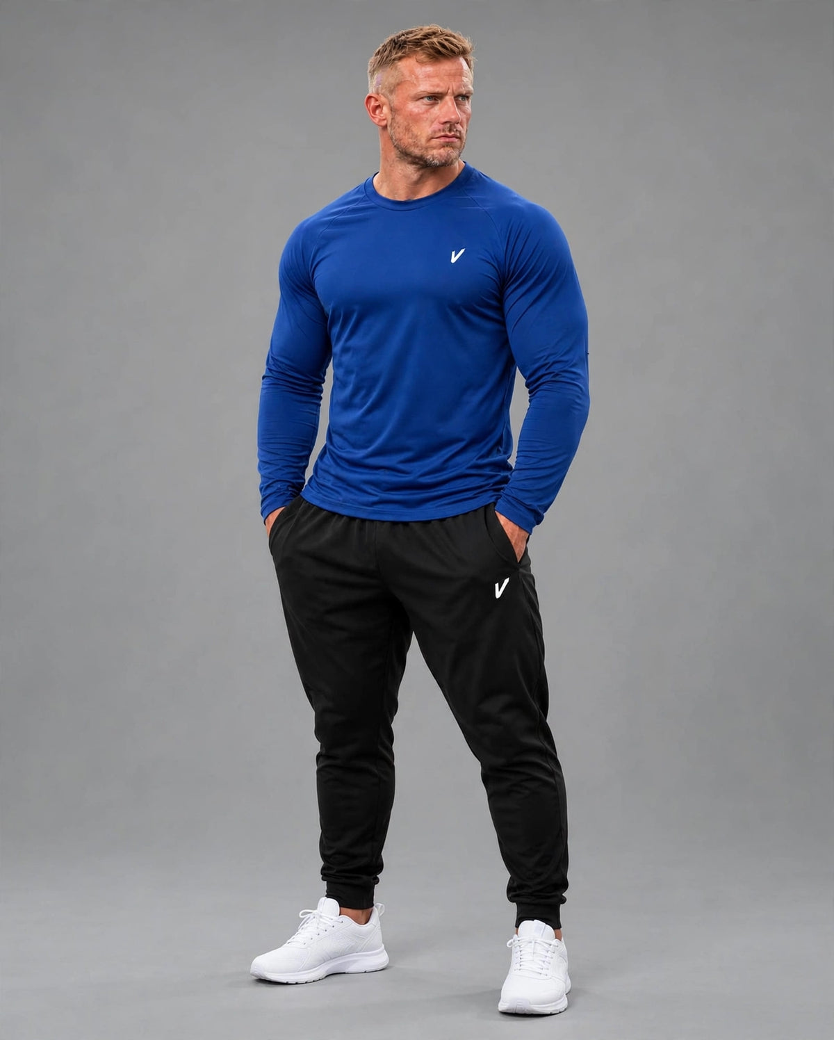 VM05 VARDI Men's Long Sleeve Performance T-Shirt