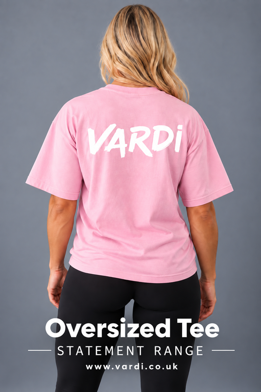VW01 - VARDI Women's Oversized Boyfriend Gym T-Shirt