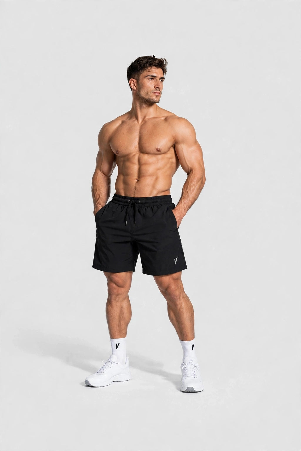 VM13 - VARDI Men's Pro Stretch Gym Shorts