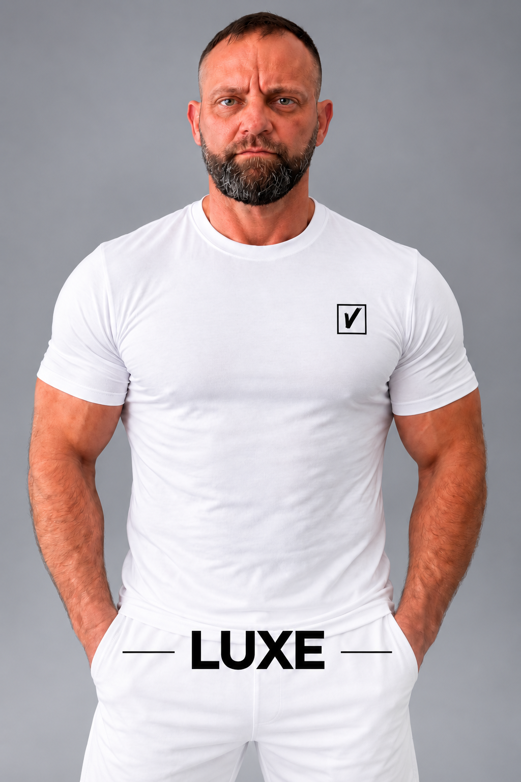 VM04 - VARDI Men's Tight Fit Gym T-Shirt