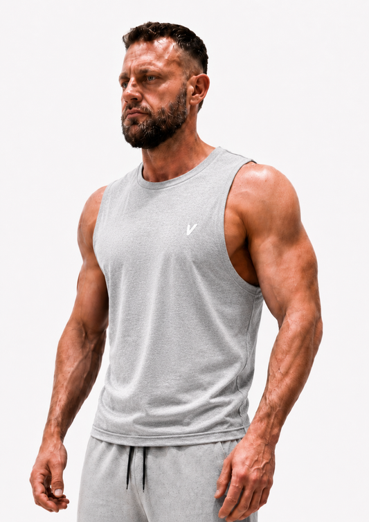 VARDI CORE Men’s High Neck Training Vest "Premium UK Fitness Wear”