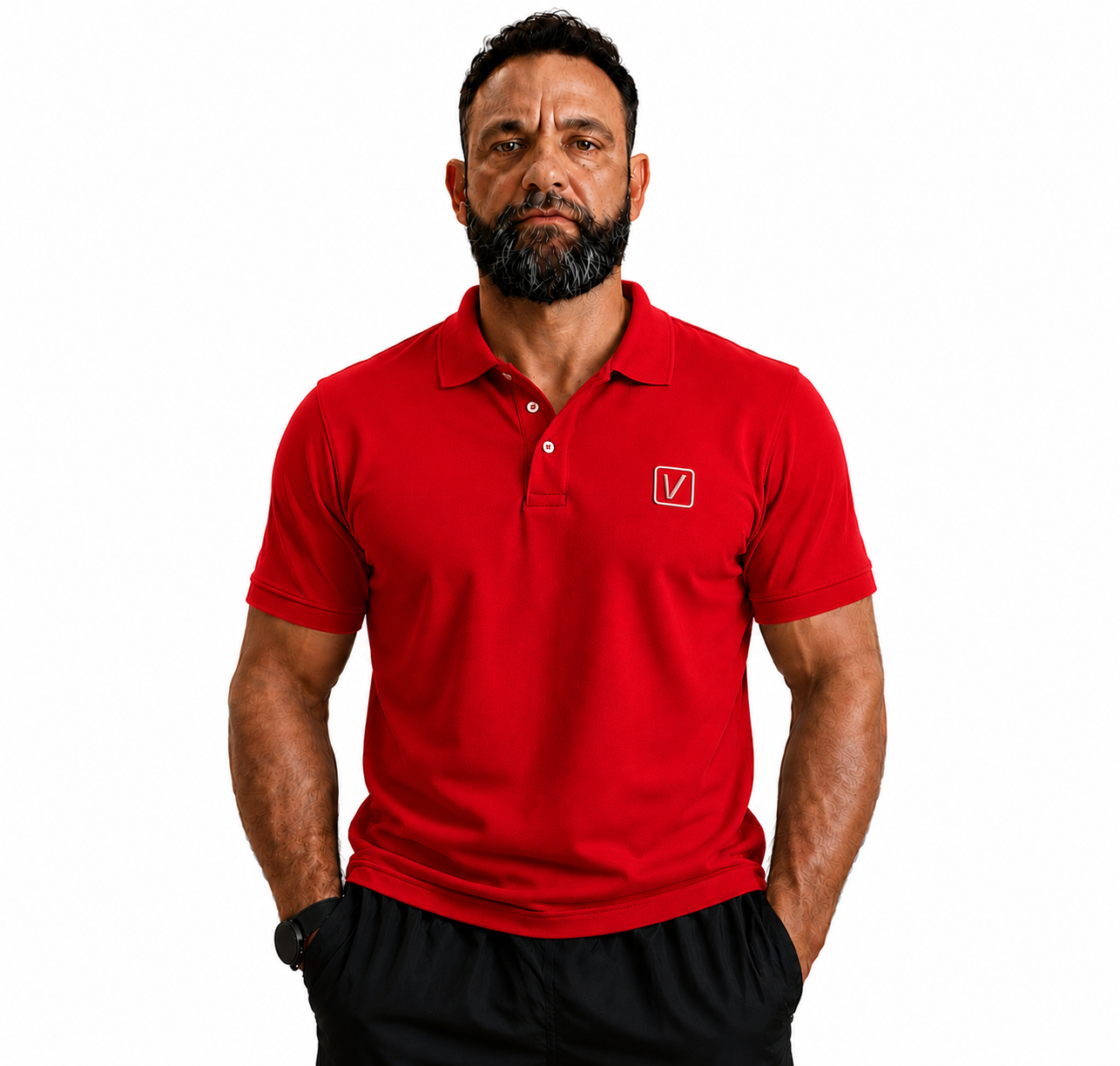 VARDI LUXE Men’s Performance Polo Shirt "Premium UK Fitness Wear”